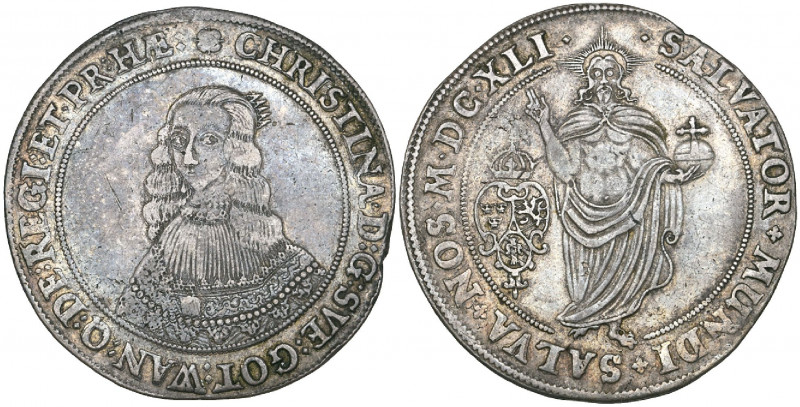 Sweden, Kristina (1632-54), riksdaler, 1641, mintmaster Antoni Antonisson Grooth...