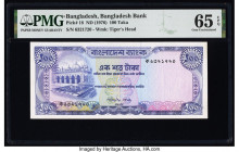 Bangladesh Bangladesh Bank 100 Taka ND (1976) Pick 18 PMG Gem Uncirculated 65 EPQ. Staple holes at issue. 

HID09801242017

© 2022 Heritage Auctions |...