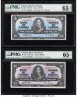 Canada Bank of Canada $5; 10 2.1.1937 BC-23b; BC-24b Two Examples PMG Gem Uncirculated 65 EPQ (2). 

HID09801242017

© 2022 Heritage Auctions | All Ri...