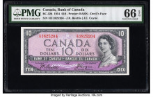 Canada Bank of Canada $10 1954 BC-32b "Devil's Face" PMG Gem Uncirculated 66 EPQ. 

HID09801242017

© 2022 Heritage Auctions | All Rights Reserved