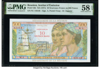 Reunion Departement de la Reunion 10 Nouveaux Francs on 500 Francs ND (1971) Pick 54b PMG Choice About Unc 58 EPQ. 

HID09801242017

© 2022 Heritage A...