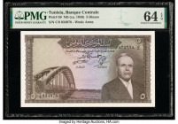 Tunisia Banque Centrale 5 Dinars ND (ca. 1958) Pick 59 PMG Choice Uncirculated 64 EPQ. 

HID09801242017

© 2022 Heritage Auctions | All Rights Reserve...