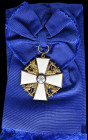 Finland, Order of the White Rose, Grand Cross sash badge, unmarked, in silver-gilt and enamels, 54mm, extremely fine, with sash

– this lot is in fa...