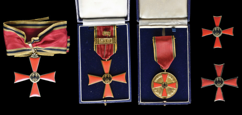 Germany Federal Republic, Order of Merit of the Federal Republic, various insign...