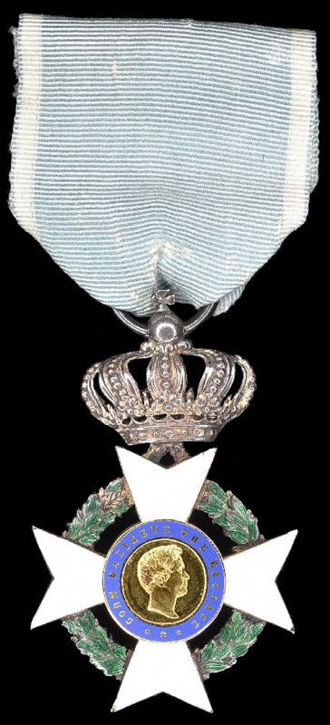 Greece, Order of the Redeemer, Type I (1829-1862) of King Otho I, Knight’s breas...