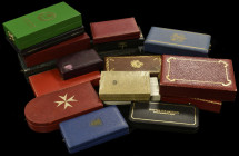 Cases and Boxes (19), including Great Britain D.F.C., by the royal mint, San Marino, Order of St Marinus, by Bacqueville, pre 1911, Latvia, Order of t...