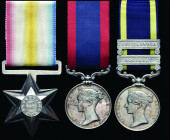 An Early Indian Campaigns Group of 3 awarded to Lieutenant-Colonel George Poyntz Ricketts, 1st Battalion, Bengal Cavalry, comprising: Maharajpoor Star...