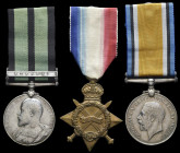 The Ashanti 1901 and Great War Group of 3 to Lieutenant-Colonel Herbert John Thompson, Royal Irish Fusiliers, late West India Regiment, who was presen...