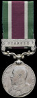 The Tibet Medal awarded to Captain Bertie Dunsford, who served as a Company Commander with the 19th Punjabis during the Tibet Campaign, and later join...