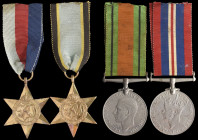 The WW2 Casualty Group of 4 awarded to Flight Lieutenant Thomas Herbert Ottewill Richardson, 78 Squadron, R.A.F.V.R., who was killed in action on 3 Ap...