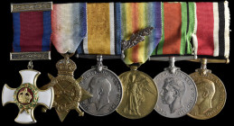 An Intriguing Chaplain's Great War D.S.O. Group of 6 awarded to Assistant Chaplain-General Ronald Charles Lambert Williams, Army Chaplains' Department...