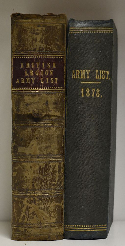 Miscellaneous Military Books (2), Army Lists, comprising: ‘British Legion Army L...