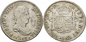 FERNANDO VII. Lima. 2 reales. 1813. JP