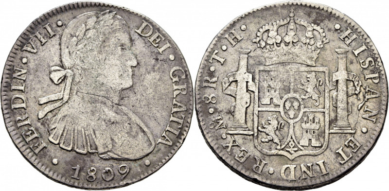 FERNANDO VII. Méjico. 8 reales. 1809. TH. Cy15806. Leve oxidación superficial. R...