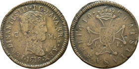FERNANDO VII. Pamplona. 3 maravedís. 1818
