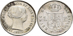 ISABEL II. Barcelona. Real. 1852. Casi SC