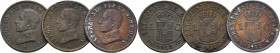 ALFONSO XIII. Madrid. 1 céntimo. 1911*1. 1912*2 (2). Lote de 3