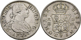 Madrid. 2 reales. 1799. MF