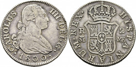 Madrid. 2 reales. 1800. MF