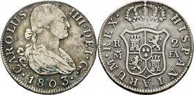 Madrid. 2 reales. 1803. FA