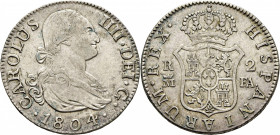 Madrid. 2 reales. 1804. FA