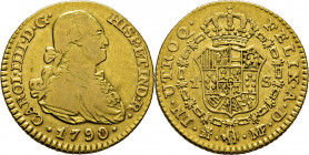 Madrid. 1 escudo. 1790. MF