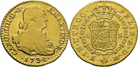 Madrid. 1 escudo. 1794. MF