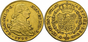 Madrid. 2 escudos. 1795. MF. EBC-