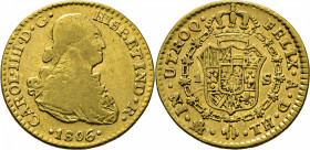 Méjico. 1 escudo. 1806. TH. Rara