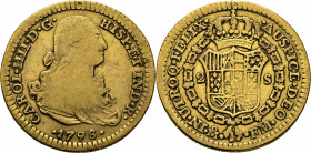 Méjico. 2 escudos. 1798. FM. Rara