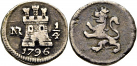 Nuevo Reino. 1/4 de real. 1796