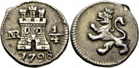 Nuevo Reino. 1/4 de real. 1798. EBC-