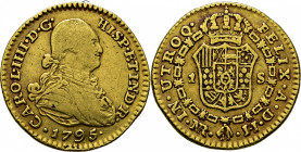 Nuevo Reino. 1 escudo. 1795. JJ. Escasa