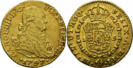 Nuevo Reino. 1 escudo. 1797. JJ. Escasa