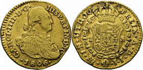 Nuevo Reino. 1 escudo. 1806. JJ. Rara