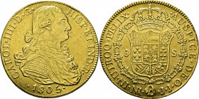Nuevo Reino. 8 escudos. 1805. JJ