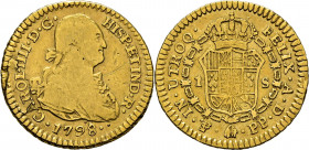 Potosí. 1 escudo. 1798. PP. Escasa