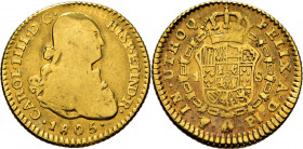 Potosí. 1 escudo. 1805. PJ. Rara