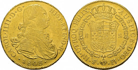 Potosí. 8 escudos. 1803. PJ. EBC/EBC+