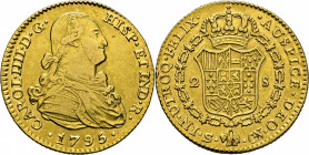 Sevilla. 2 escudos. 1795. CN