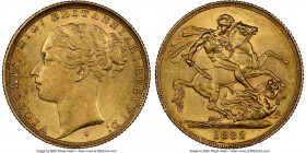 Victoria gold "St. George" Sovereign 1882-S UNC Details (Cleaned) NGC, Sydney mint, KM7, S-3858E. AGW 0.2355 oz. 

HID09801242017

© 2022 Heritage Auc...