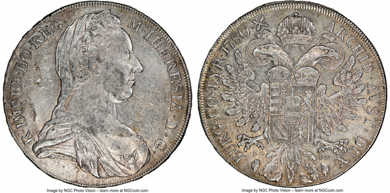 Maria Theresa Restrike Taler 1780-Dated (1795-1853) IC-FA AU Details (Cleaned) N...