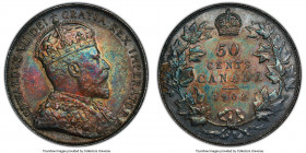 Edward VII 50 Cents 1902 MS62 PCGS, London mint, KM12. First year of type with deep rich colorful toning. 

HID09801242017

© 2022 Heritage Auctions |...