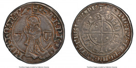 Metz. City Gros ND (1406-1500) AU55 PCGS, Rob-8932. Long cross type. Attractive caramel and mauve toning. 

HID09801242017

© 2022 Heritage Auctions |...