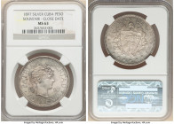 Republic Souvenir Peso 1897 MS63 NGC, Gorham mint, KM-XM2. Type II closely spaced date with star below 97 baseline. 

HID09801242017

© 2022 Heritage ...