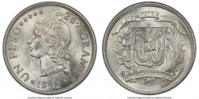 Republic Peso 1952 MS65 PCGS, KM22. Mintage: 20,000. 

HID09801242017

© 2022 Heritage Auctions | All Rights Reserved