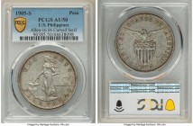 USA Administration Peso 1905-S AU50 PCGS, San Francisco mint, KM168, Allen-16.06 Curved Serif. 

HID09801242017

© 2022 Heritage Auctions | All Rights...