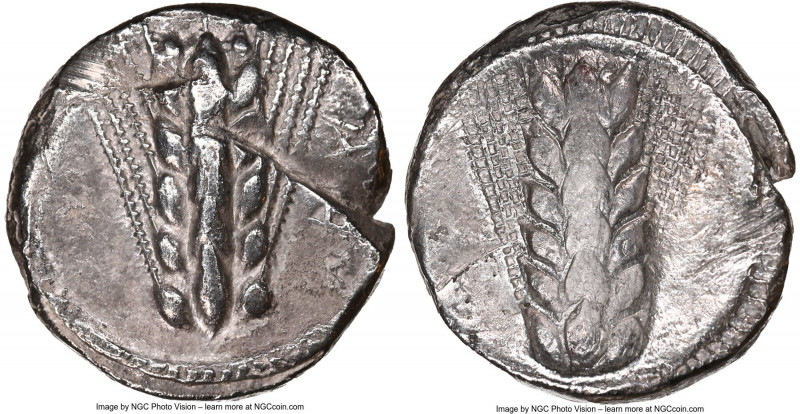 LUCANIA. Metapontum. Ca. 470-440 BC. AR stater (19mm, 7.52 gm, 5h). NGC Choice V...