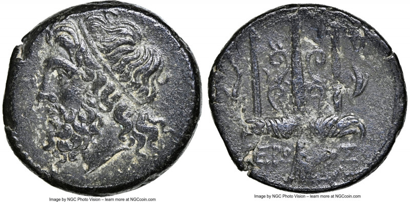 SICILY. Syracuse. Hieron II (ca. 275-215 BC). AE litra (20mm, 6h). NGC Choice XF...