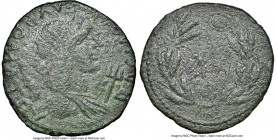 BOSPORAN KINGDOM. Sauromates I (AD 93/4-123/4). AE 48 units (24mm, 10h). NGC Fine. AD 108-115. BACI??wC CAYPOMATOY, diademed, draped bust of Sauromate...
